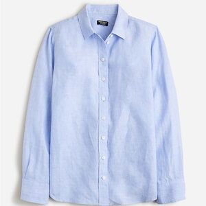 J. Crew Wren slim shirt in Baird McNutt Irish linen Size 2